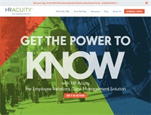 Tablet Screenshot of hracuity.com